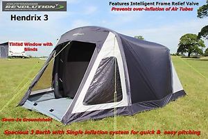 Outdoor Revolution Hendrix 3 - Single Inflation point for quick & easy Pitching