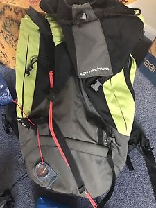 Quechua Camping Rucksack , Sleeping Bag, Head Torch Backpack Duke Of Edinburgh