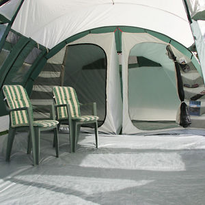 skandika Jasper II Familienzelt Camping 6 (+9) Personen 2 Kabinen grün Neu