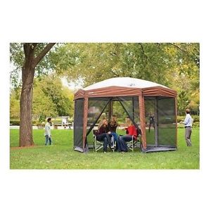 Screen House Tent Camping Picnic Shelter Outdoor Sun Shade Instant Canopy Gazebo