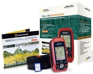 Magellan Triton 400 Adventure Value Pack Handheld GPS