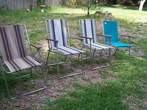 Airstream Zip Dee folding chairs , four of them!