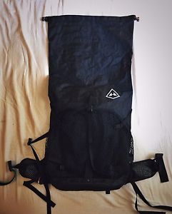 NEW Hyperlite Mountain Gear 3400 Windrider Backpack 55L 150D Black Dyneema