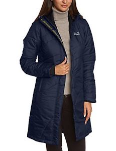 Jack Wolfskin - Cappotto da donna, Nova Iceguard, Blu (Blu - Night blue), S