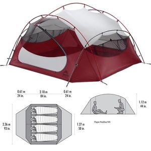 Papa Hubba NX - 4 Person Tent