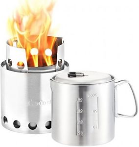 Solo Stove and Solo Pot 900 Combo: Lightweight Woodburning Cooking System For