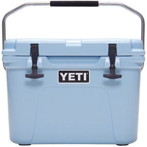 NEW! YETI Roadie 20 Qt Cooler Blue Hard Side Ice Chest -- YR20B