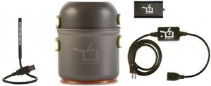PowerPot V Thermoelectric Generator Cooking Pot Battery Bundle - Grey