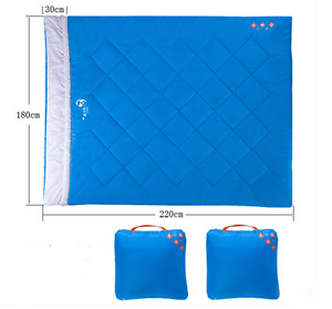 Outdoor Hiking Camping Envelope Indoor Home Sleeping Bag -5°C 220CM*180CM Blue