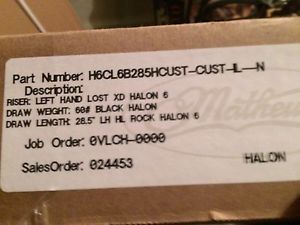 Mathews Halon Left Hand Compound Bow