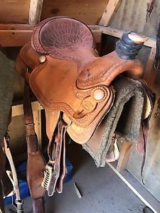 16 Inch Billy Cook Western Roping Saddle