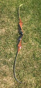 Vintage Fred Bear Archery Tamerlane HC-300 Recurve Bow RH - 8B396 69" 34#