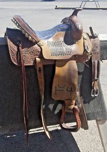 15" Master Saddles  Barrel Racing Trophy Saddle Handmade