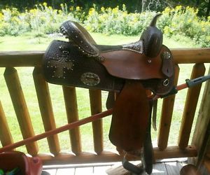 14.5  alamo gator cross barrel saddle