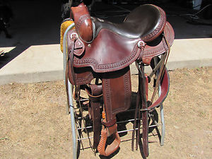 Rocking R Gaited Horse Saddle 16" Used