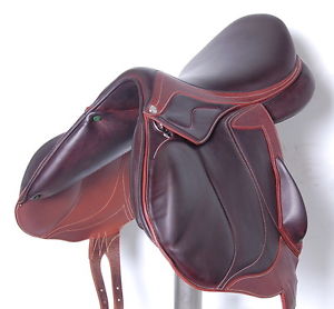 18" DEVOUCOUX CHIBERTA LAB SADDLE (S37011484) FULL BUFFALO!! - XVD