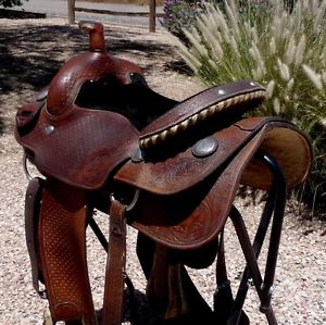"Oldie But Goodie" Bob's Custom Saddle Roping Western 15"