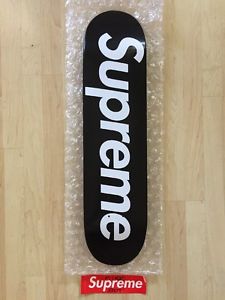 Supreme 2007 Box Logo Black Painted Skate Deck nyc art skateboard fw07
