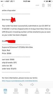 Supreme Coleman Mini Bike