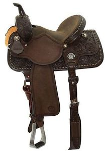 Reinsman 14.5" #4265 Molly Powell Vintage Cowgirl Barrel Racing Saddle Full Bar