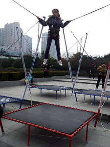 6PCs New Children Bungee Bungy Trampoline Amusement Ride Free Shipped by Sea
