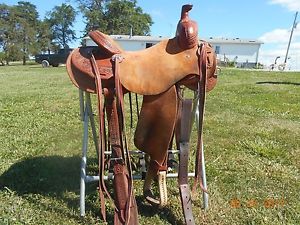 CL Handmade Ranch style 16 inch Western Saddle